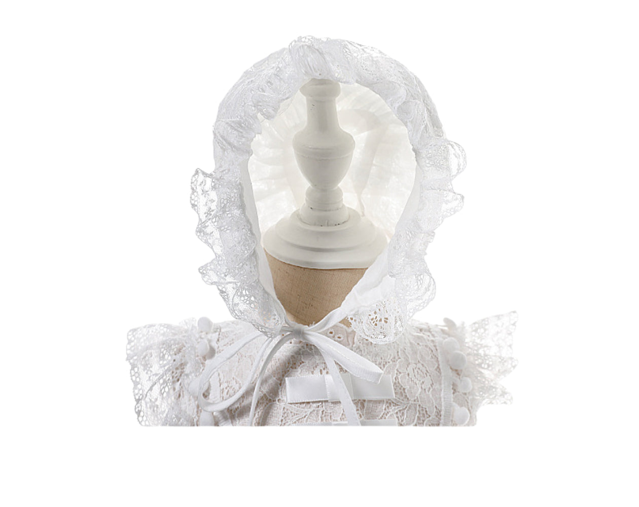 Lightweight Breathable Baby Girl Lace Dress – Puffy Tulle Princess Gown