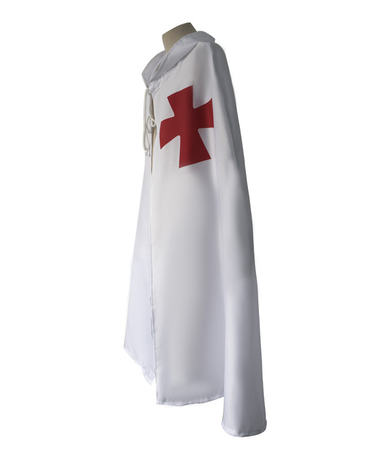 Templar Crusader Knight Cloak/Cape – Medieval Robe | Plus Sizes