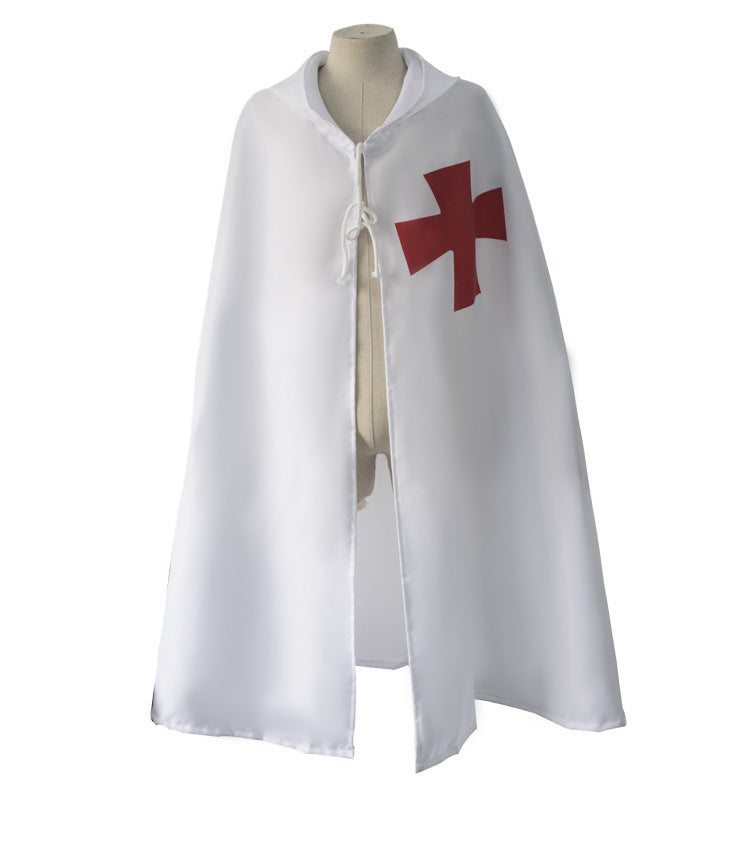 Templar Crusader Knight Cloak/Cape – Medieval Robe | Plus Sizes