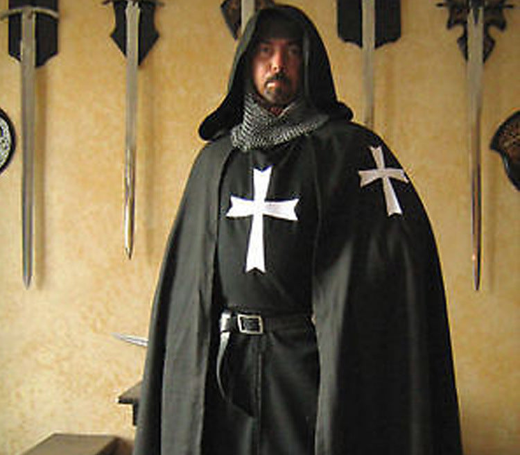Templar Crusader Knight Cloak/Cape – Medieval Robe | Plus Sizes