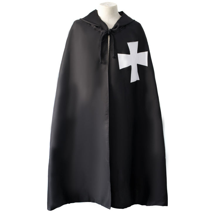 Templar Crusader Knight Cloak/Cape – Medieval Robe | Plus Sizes