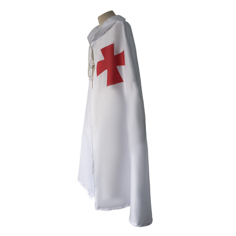 Templar Crusader Knight Cloak/Cape – Medieval Robe | Plus Sizes
