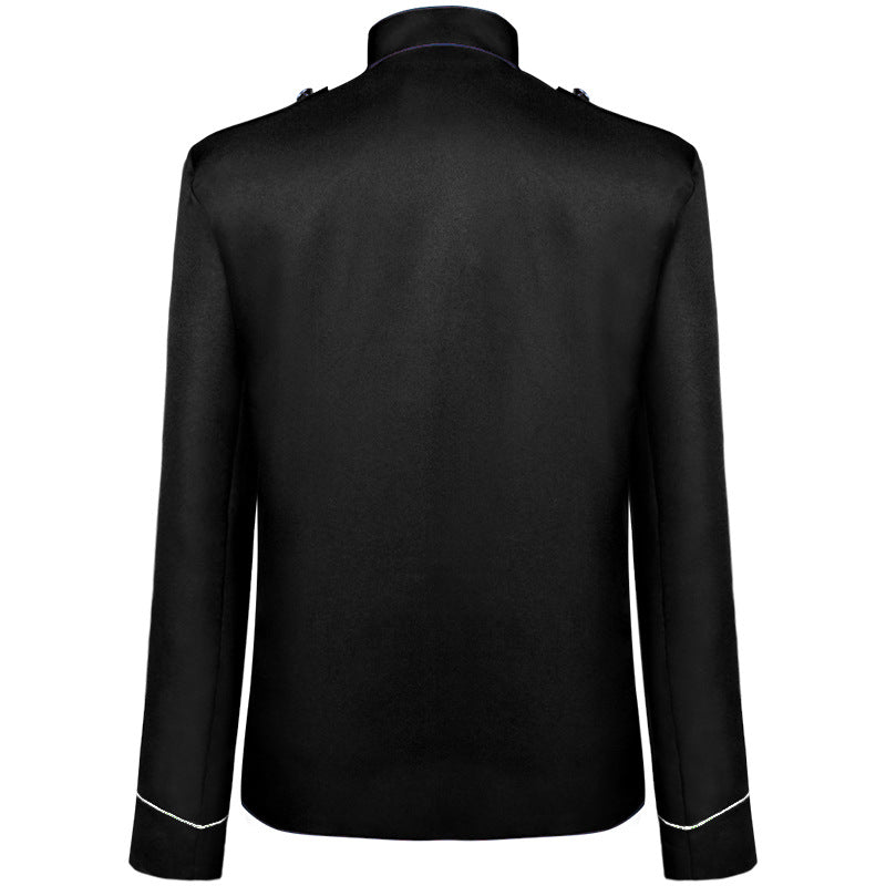Men's Vintage Retro Gothic Steam Drummer Parade Jacket Matching Band Uniform