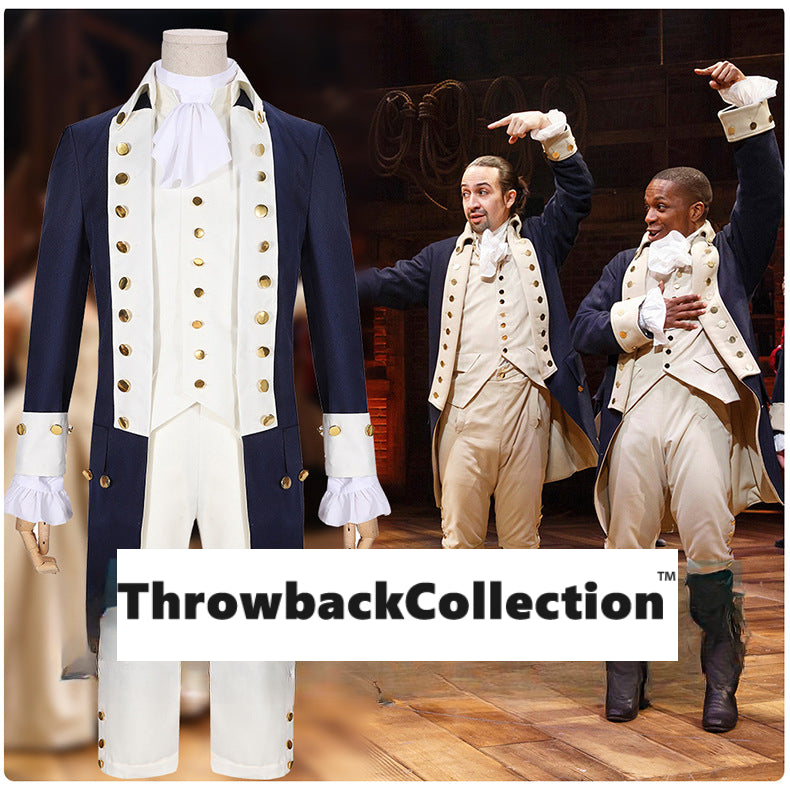 Medieval Prince Hamilton Costume Set – Coat, Shirt, Waistcoat, Pants