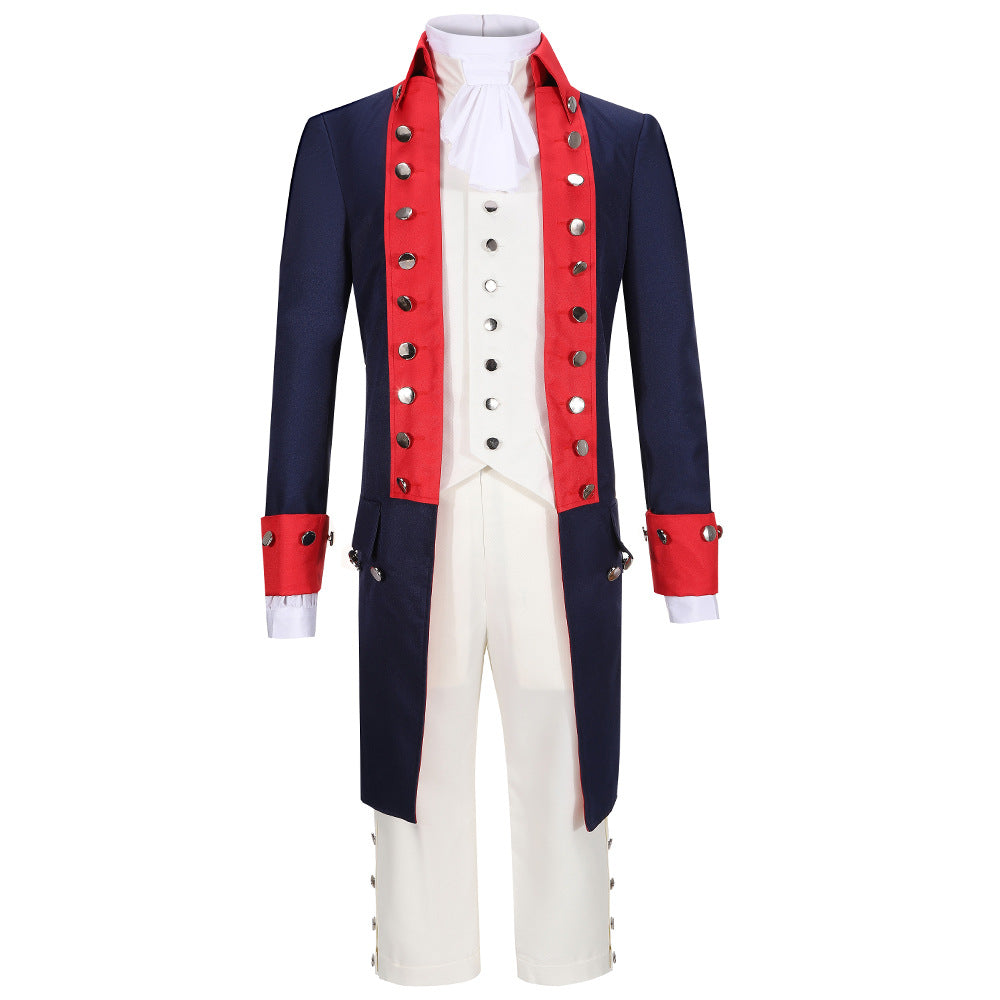 Medieval Prince Hamilton Costume Set – Coat, Shirt, Waistcoat, Pants