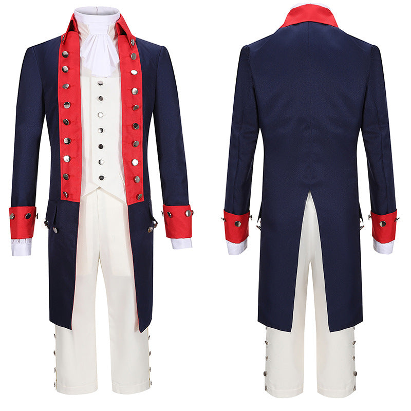 Medieval Prince Hamilton Costume Set – Coat, Shirt, Waistcoat, Pants