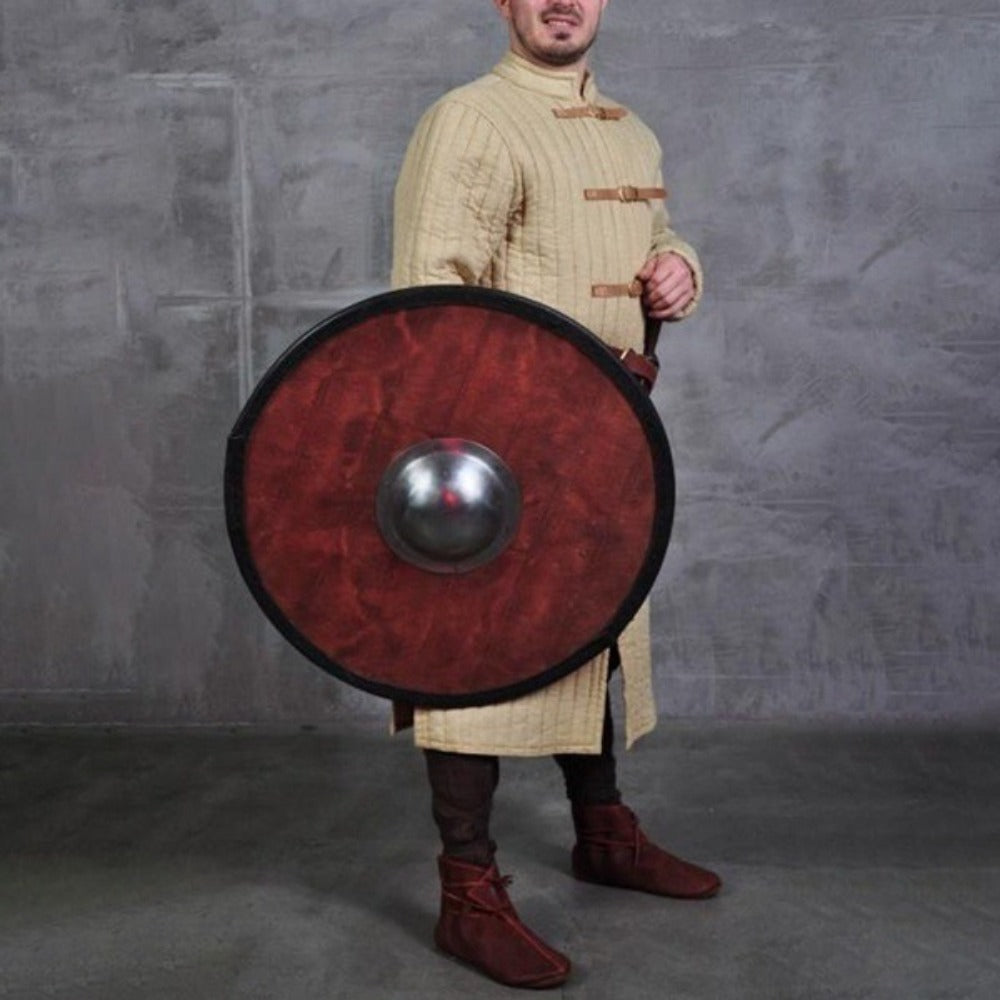 Medieval Warrior Gambeson Knights LARP Thick Padded Armor Coat Cosplay Aketon Outfit