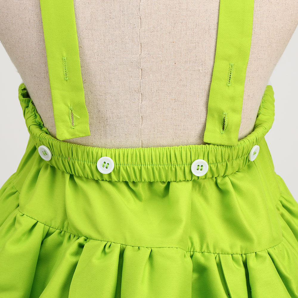 Green Elf Elsa Wonderful Fairy Tinker Bell Princess Dress Tinker Bell
