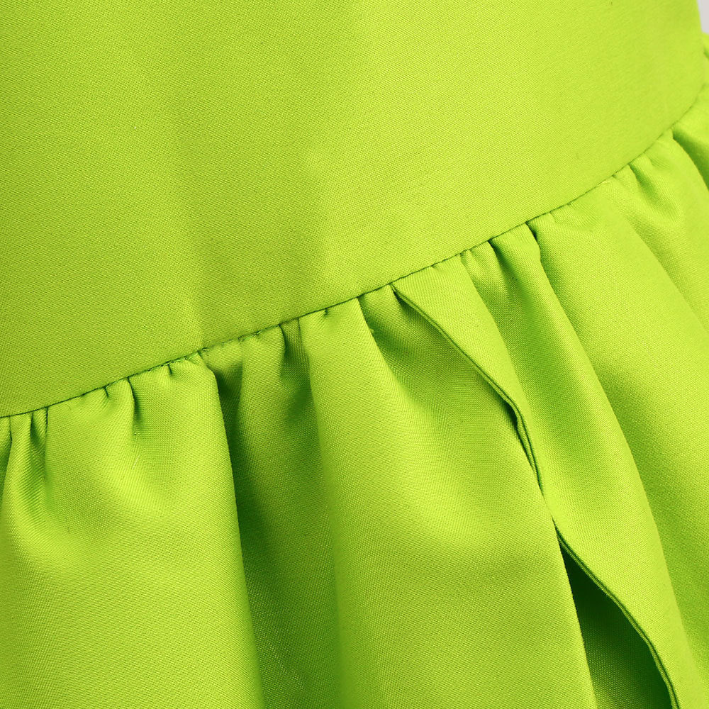 Green Elf Elsa Wonderful Fairy Tinker Bell Princess Dress Tinker Bell