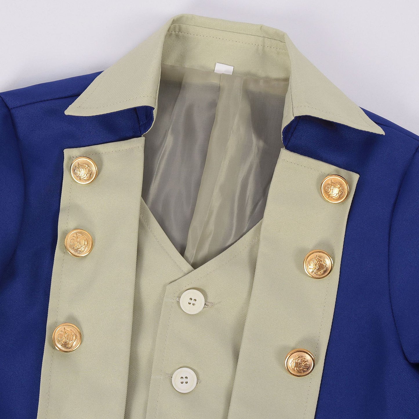 Boys Kids President Governor Costume Steampunk Retro Uniform Stage Outfit 6PCS Full Set