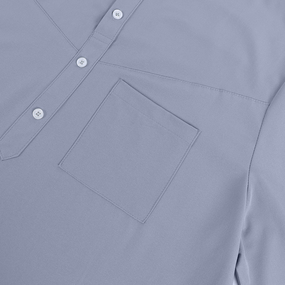 Men's Islamic Thobe Jubba Kandura Set with Sirwal Pants – Traditional Middle Eastern Muslim Robe Outfit Bisht
