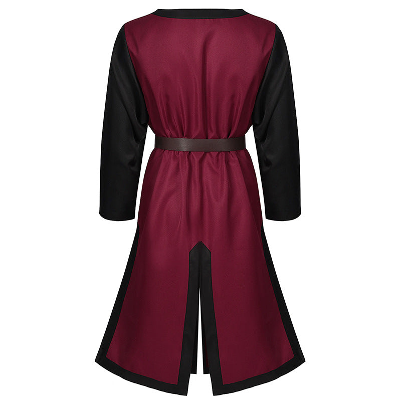 Medieval Fayre Warrior Costume: Men's Templar Tunic for LARP and Renaissance Faire Cosplay
