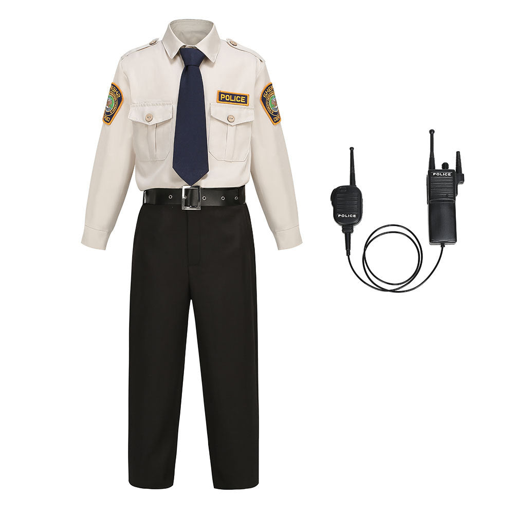 Children's Police Cosplay Carnival Sheriff Uniform Costumes for Kid