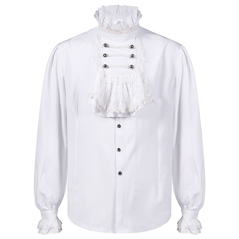 Men's Pirate Shirt white