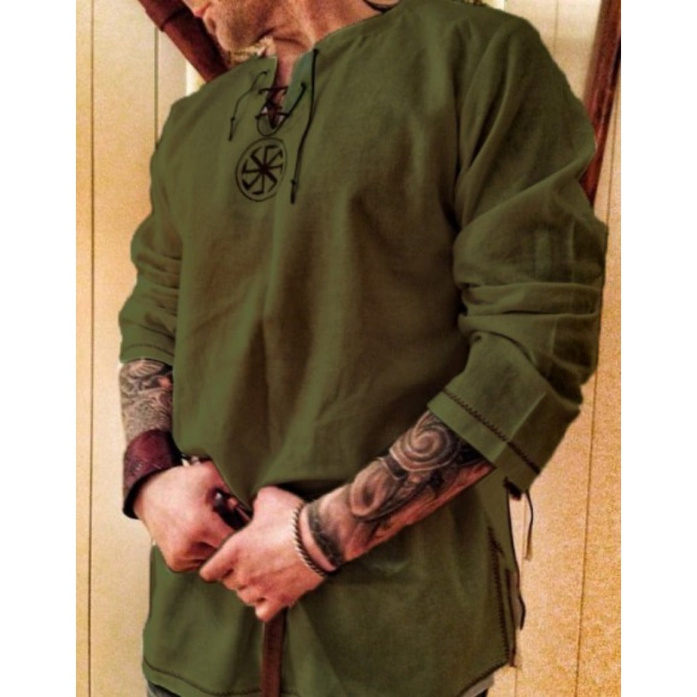 LARP Tunic Medieval Faire Viking Warrior Outfit Knight Costume Crusader Templar