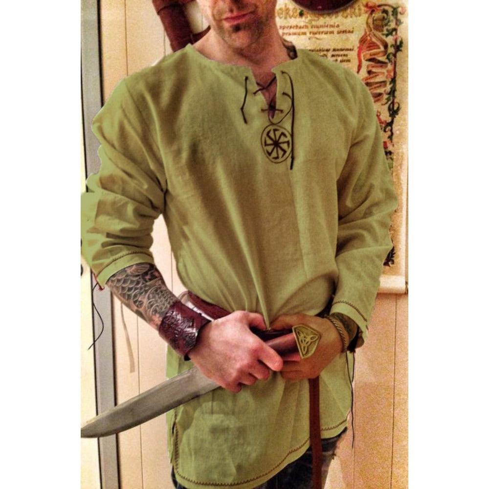 LARP Tunic Medieval Faire Viking Warrior Outfit Knight Costume Crusader Templar