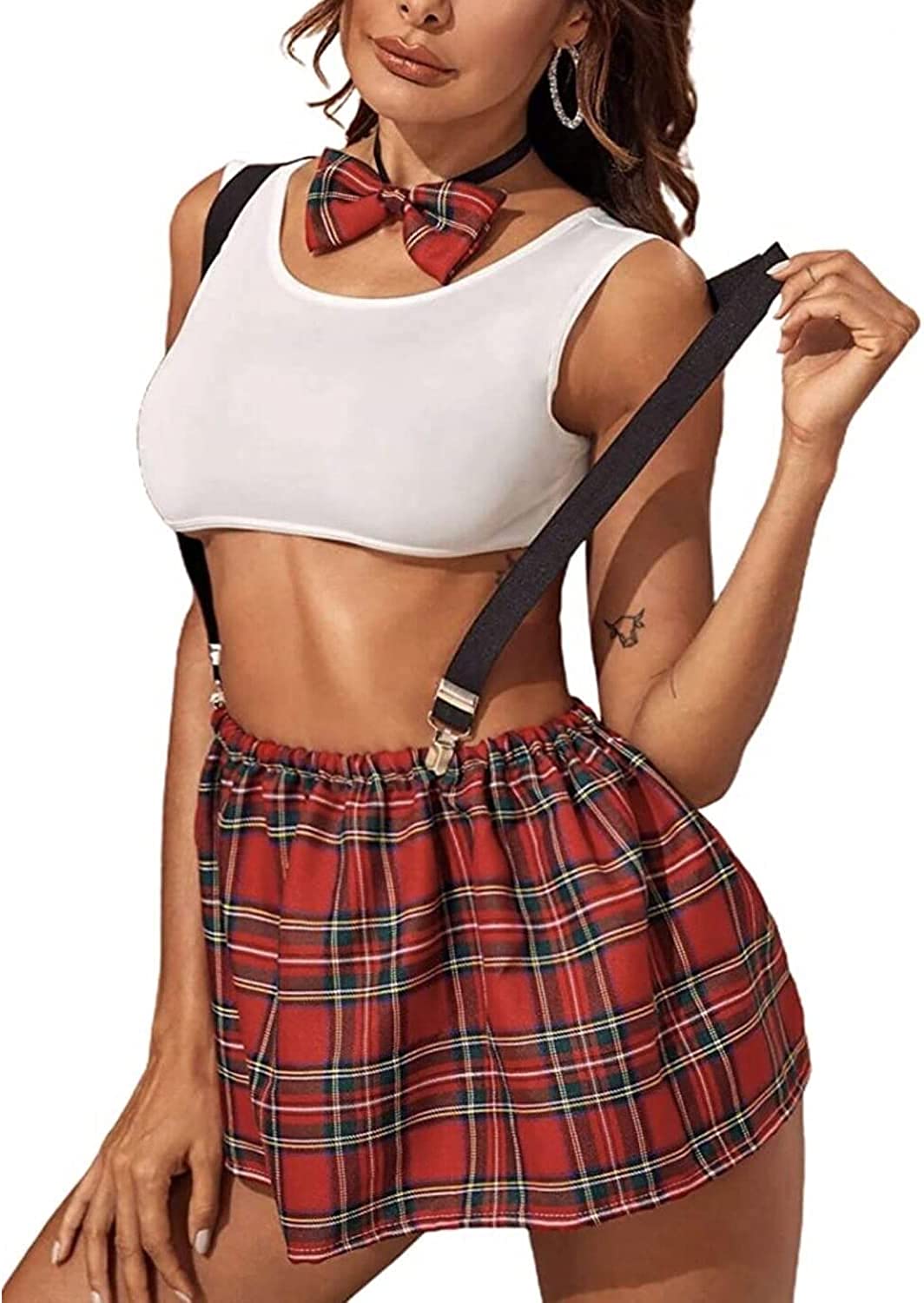 Women's Schoolgirl Lingerie Valentine's Day Roleplay Costumes