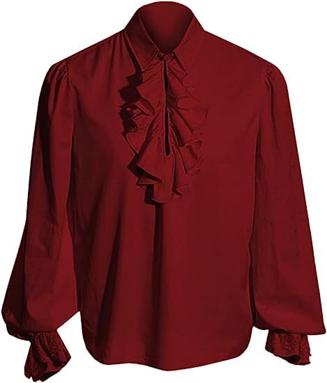 Pirate Shirt Victorian Costume – Men, Women, Kids Gothic Renaissance Top