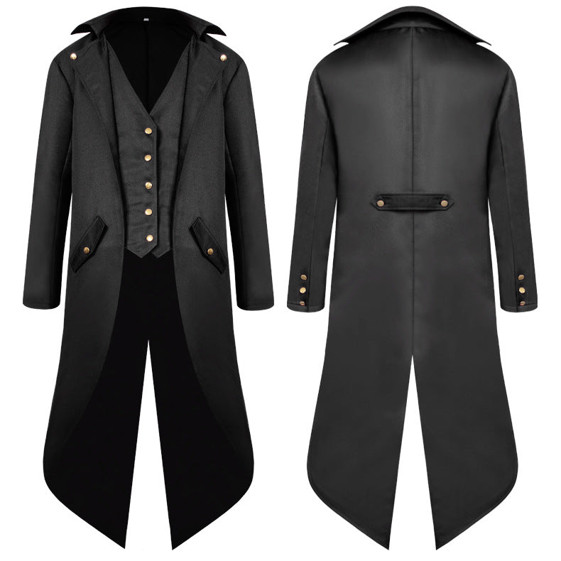 Steampunk Tailcoat Jacket for Kids & Adults | Gothic Halloween Costume