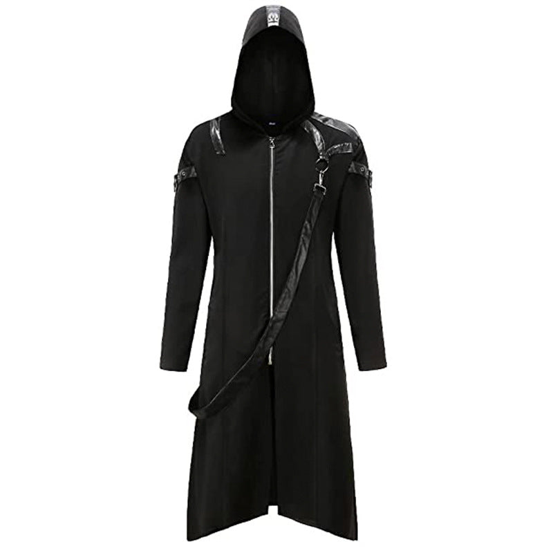 Dark Gothic Anime Game Series Retro Jacket Men's Clothing Steampunk Retro Uniform