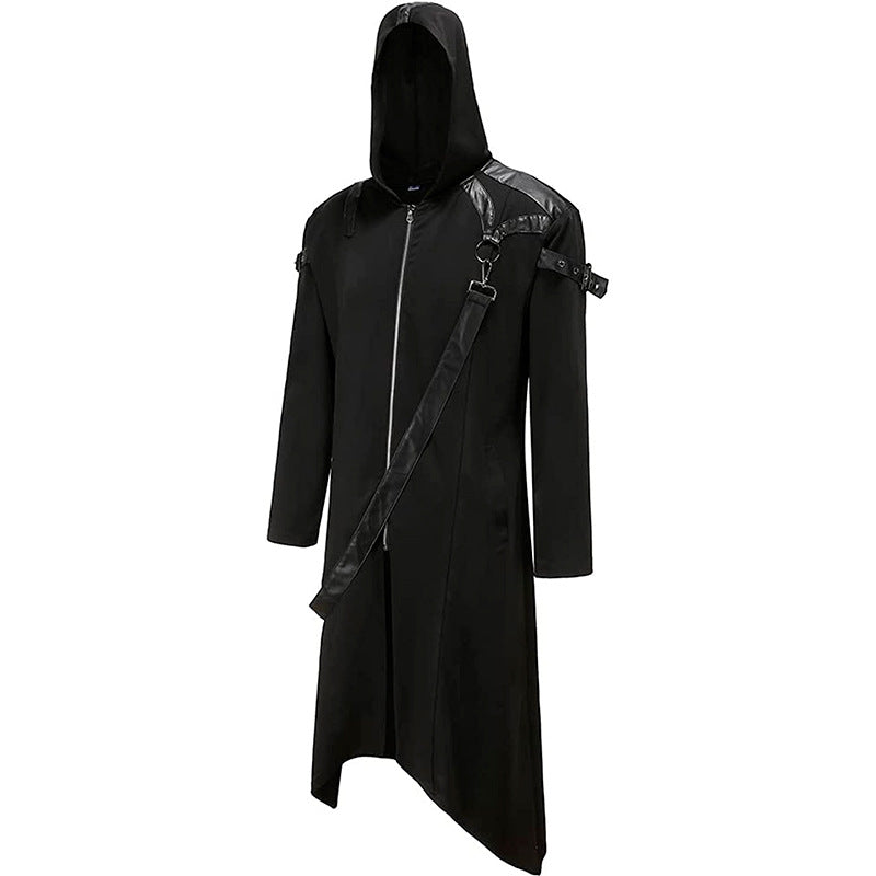 Dark Gothic Anime Game Series Retro Jacket Men's Clothing Steampunk Retro Uniform