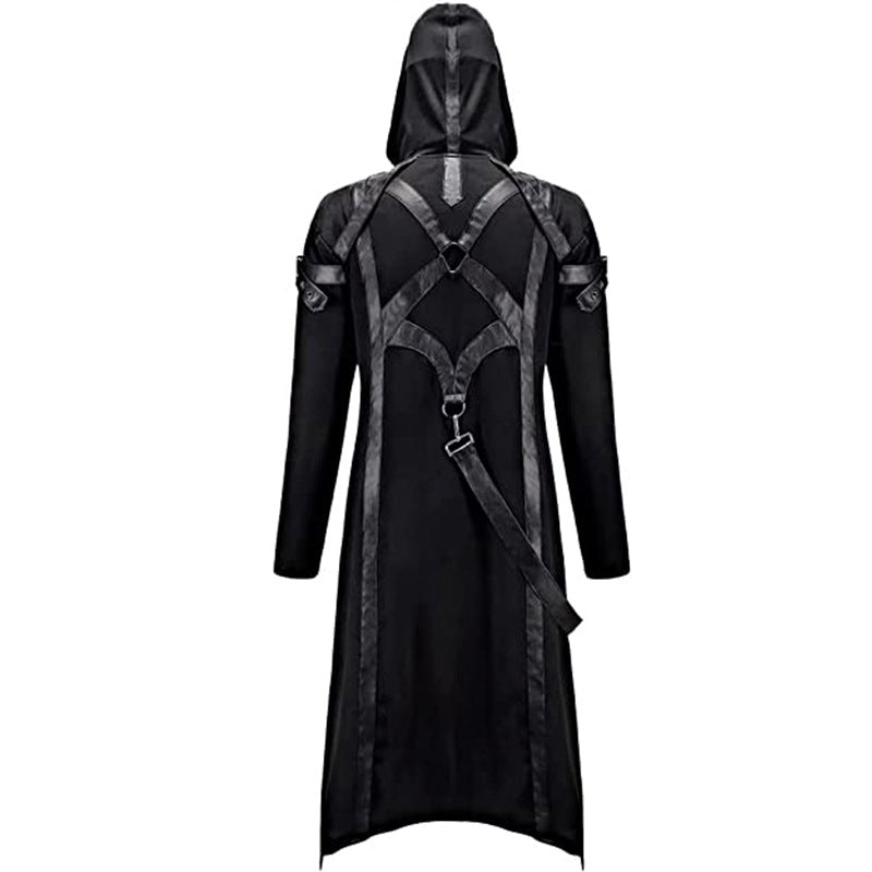 Dark Gothic Anime Game Series Retro Jacket Men's Clothing Steampunk Retro Uniform