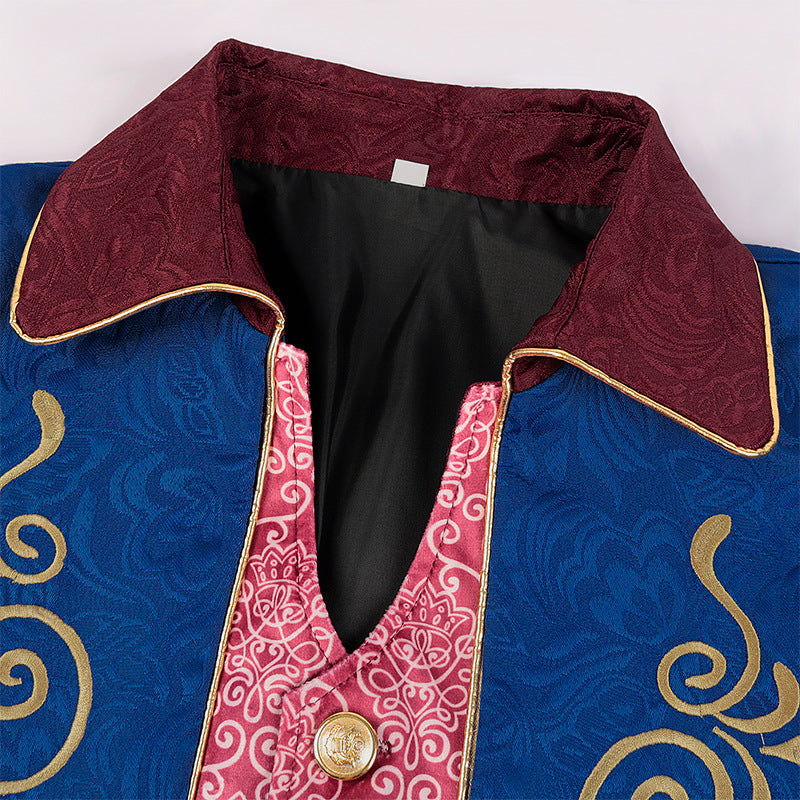 Halloween Tuxedo Medieval Retro Clothing Mid-length Punk Men's Coat Victorian Tailcoat Steampunk Jacket Gothic