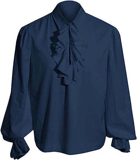 Pirate Shirt Victorian Costume – Men, Women, Kids Gothic Renaissance Top