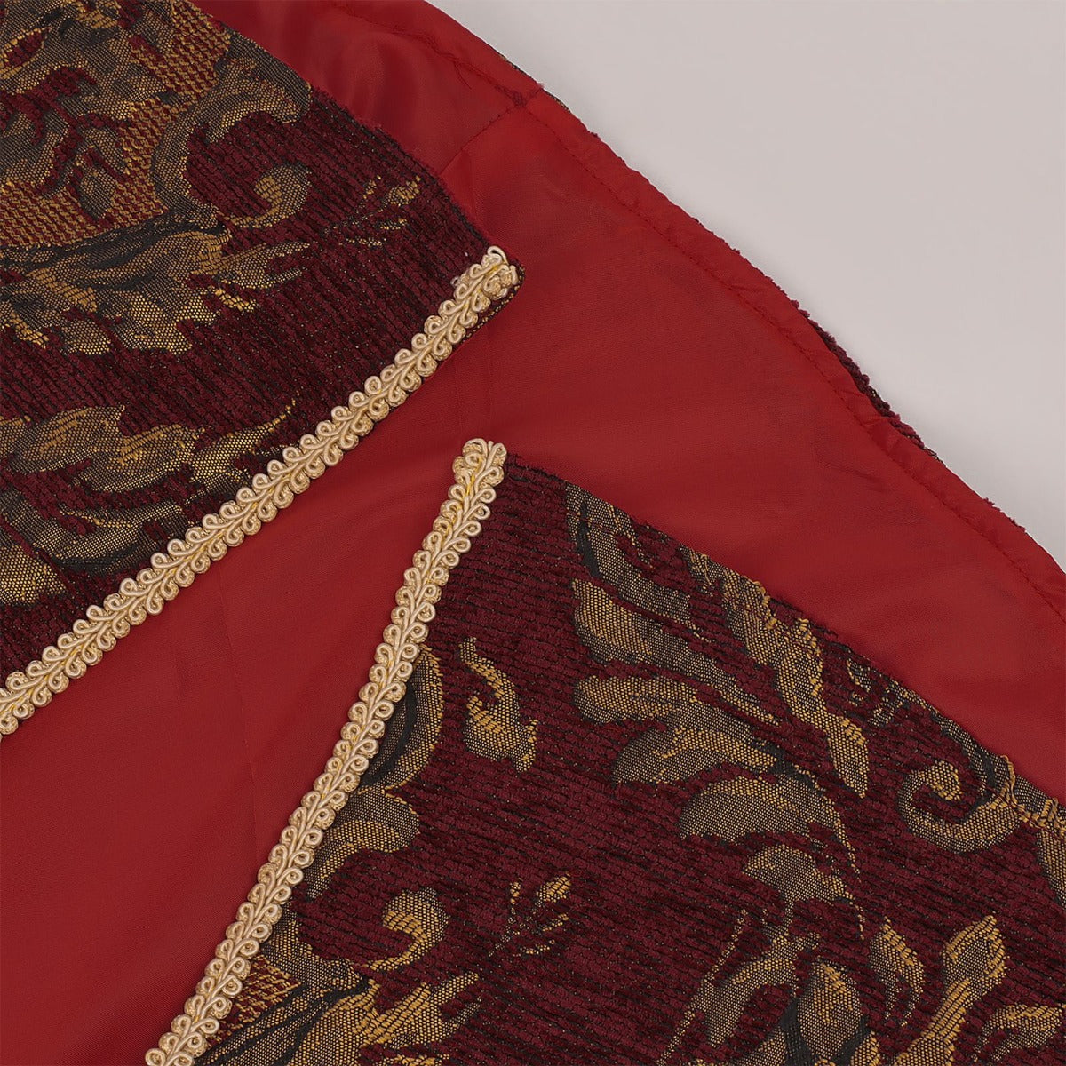 Medieval Renaissance Tudor King Half Shoulder Cloak Noble Ren Faire Costume