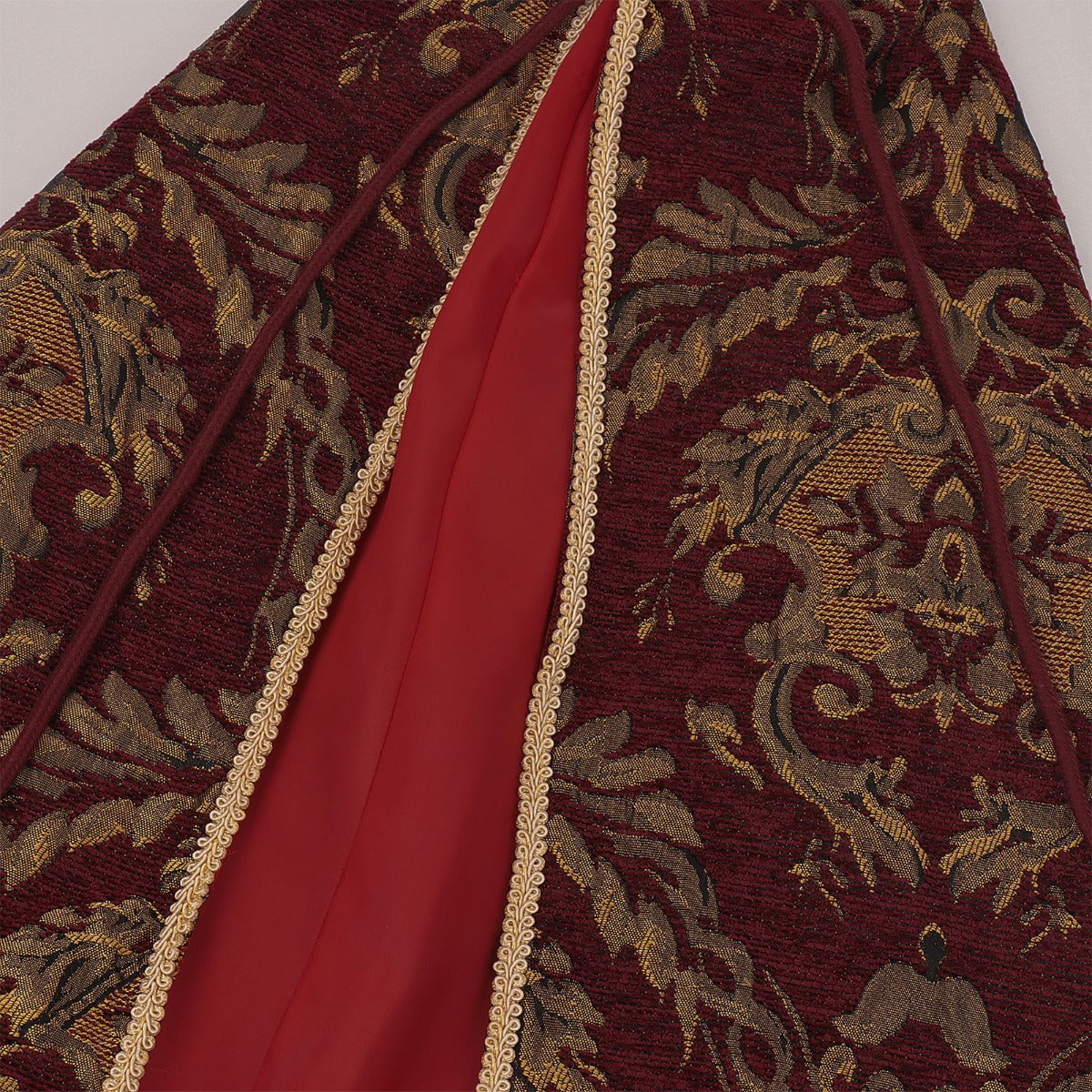 Medieval Renaissance Tudor King Half Shoulder Cloak Noble Ren Faire Costume