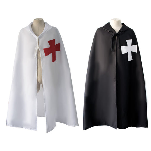 Templar Crusader Knight Cloak/Cape – Medieval Robe | Plus Sizes Meejoy costumes