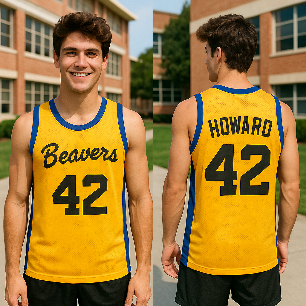 Teen Wolf  Scott Howard Basketball Movie Jersey #42