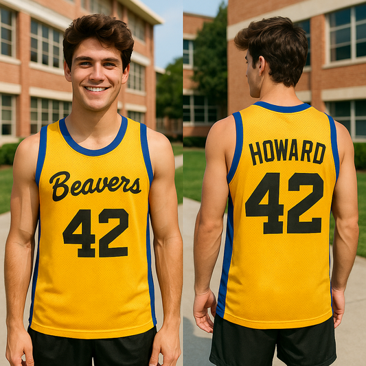 Teen Wolf  Scott Howard Basketball Movie Jersey #42