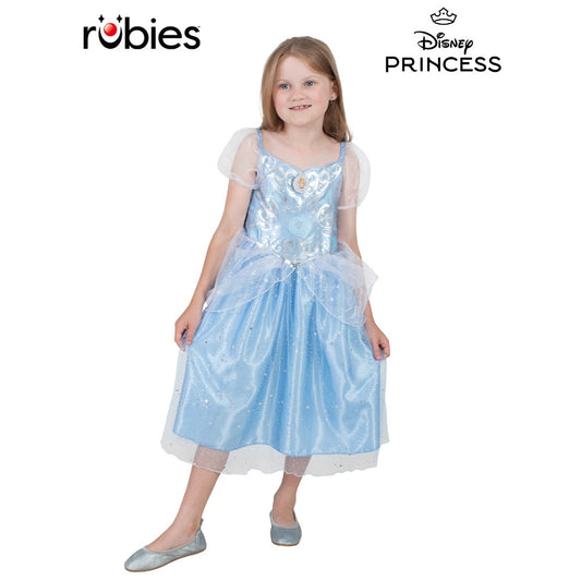 CINDERELLA SPARKLE DELUXE COSTUME, CHILD Officially Licensed