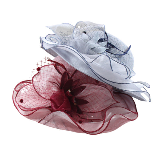 Elegant Women’s Wide Brim Straw Sun Hat  MEEJOY