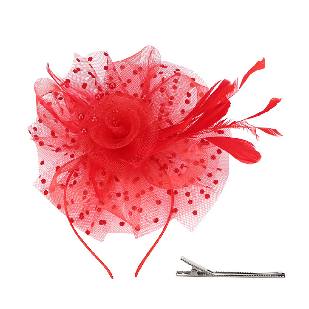Vintage Feather Fascinator Headpiece