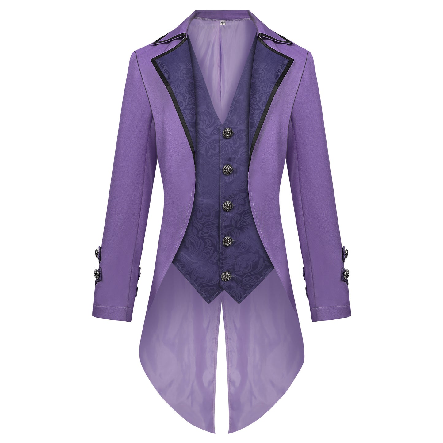 Halloween Mens Steampunk Gothic Tailcoat Jacket Victorian Pirate Vampire Cosplay