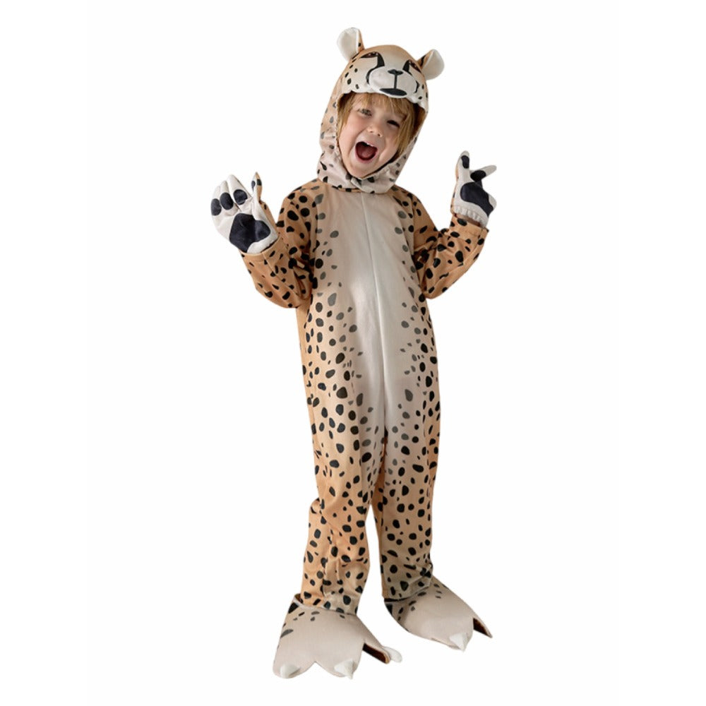 Kids Leopard Costume Animal Onesie Safari Fancy Dress Book Week | MEEJOY