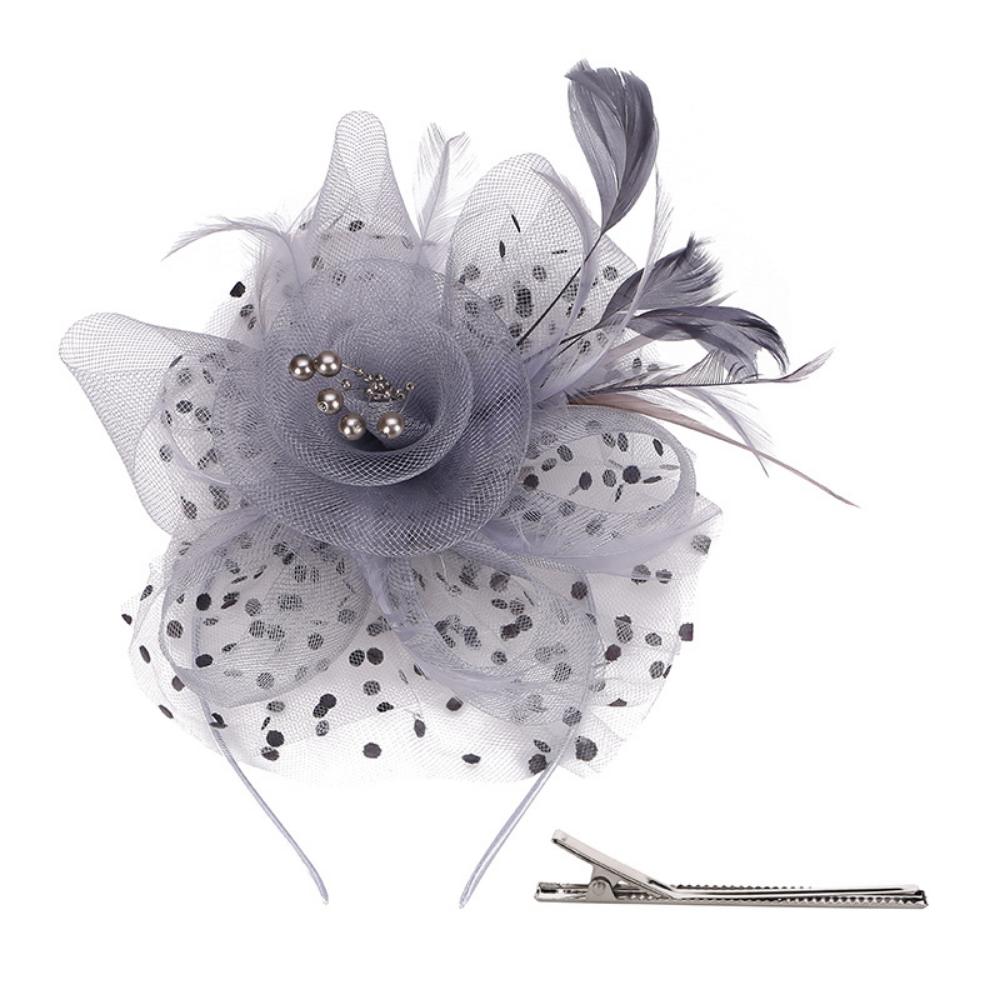 Vintage Feather Fascinator Headpiece