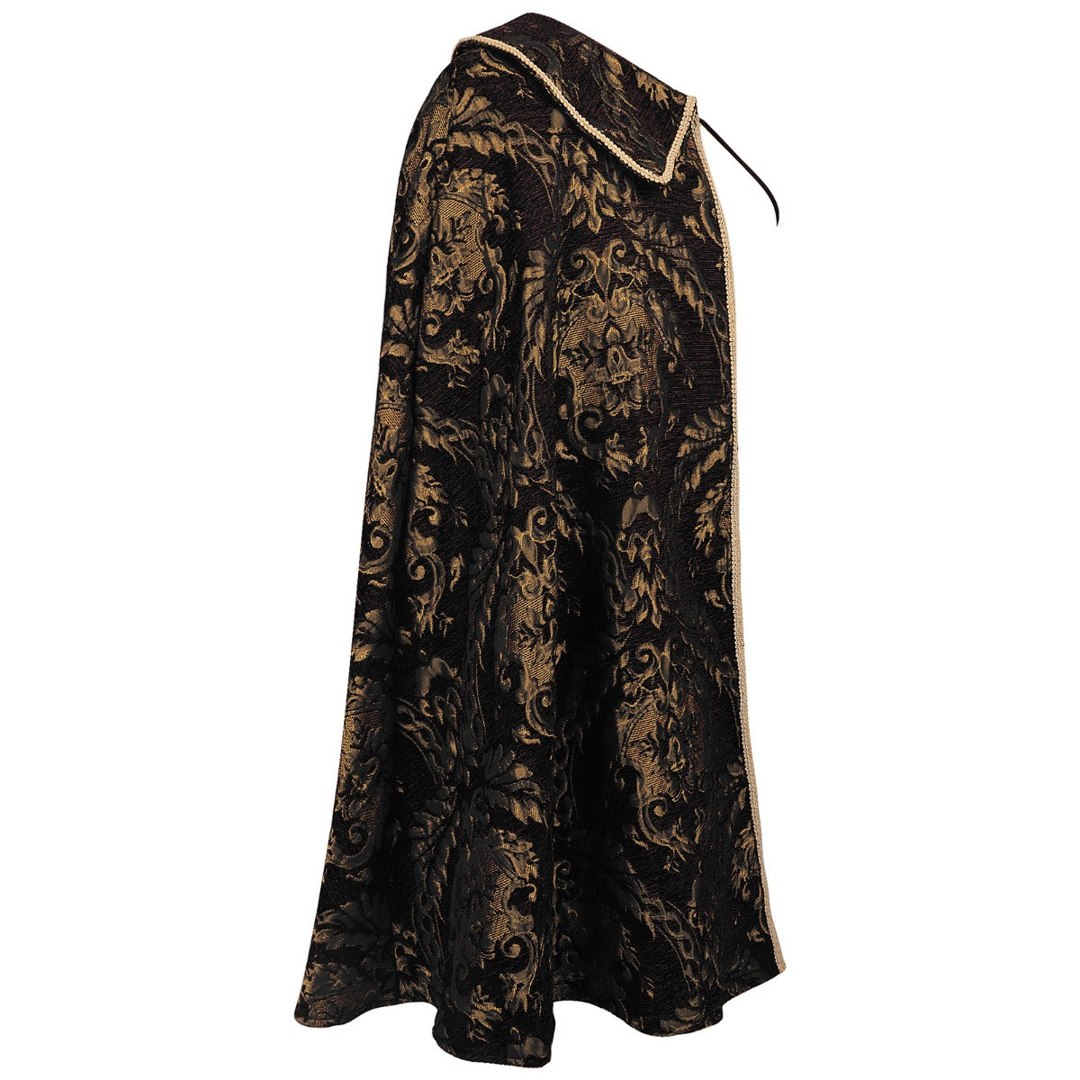 Medieval Renaissance Tudor King Half Shoulder Cloak Noble Ren Faire Costume