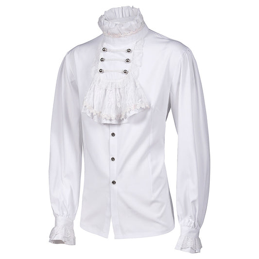 Men's Pirate Shirt – Gothic Vampire Renaissance Steampunk Costume Top