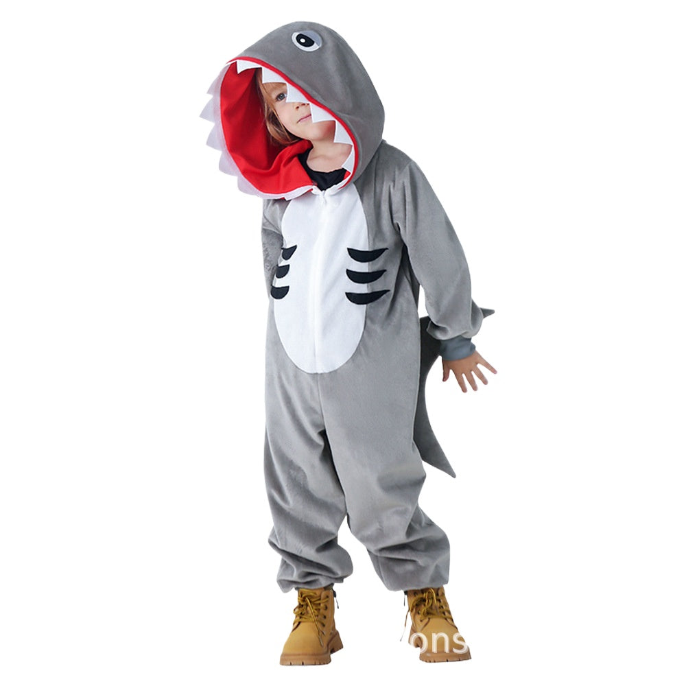 Kids Animal Costume Onesie Pajamas Fancy Dress Book Week Zoo Party S-XL