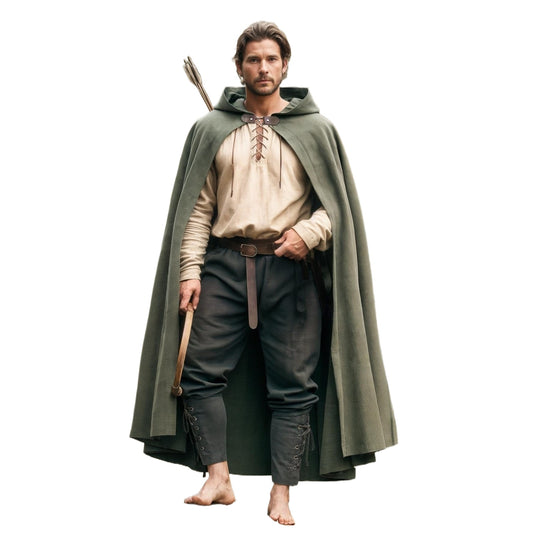 Adult Viking Ranger Fancy Dress Costume Set Halloween Ren Faire LARP MEEJOY medieval costumes