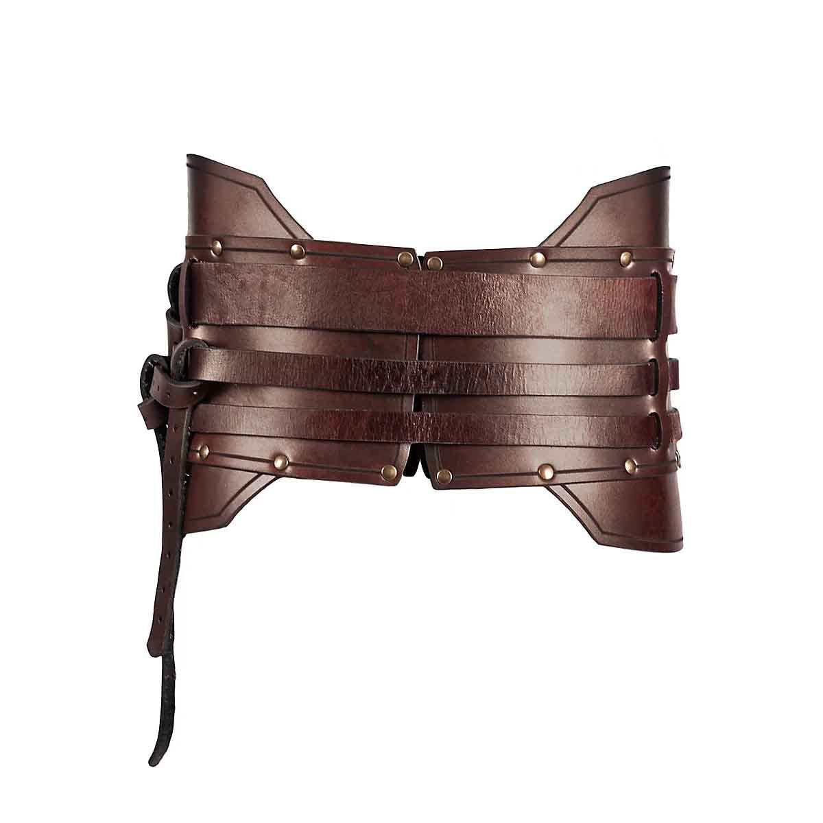 Renaissance Knight PU Leather Battle Belt – Armor Waist Cincher