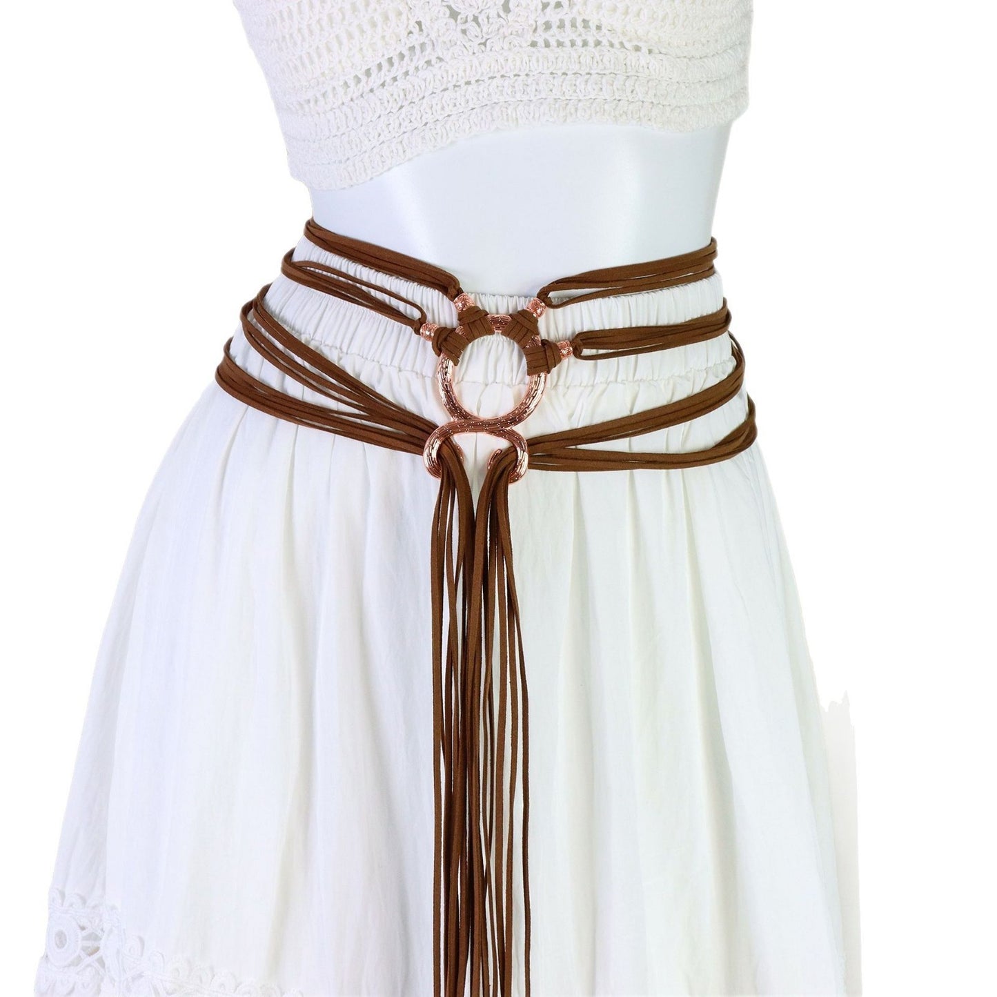 Womens Medieval Renaissance Belt Viking Dress Waist Sash Faux Leather