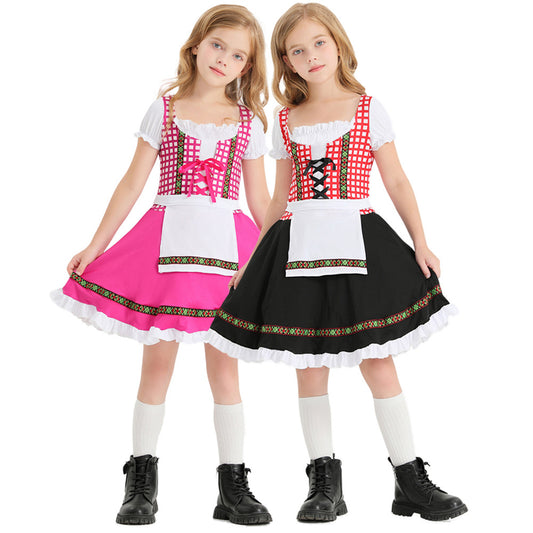 irls Oktoberfest Dirndl Costume Dress.