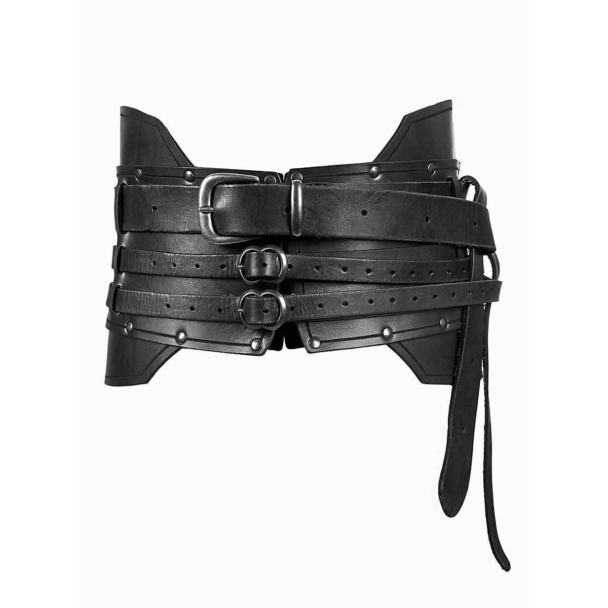 Renaissance Knight PU Leather Battle Belt – Armor Waist Cincher