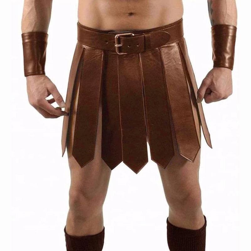 Viking Medieval Belt Skirt Roman Gladiator Warrior Cosplay Armour
