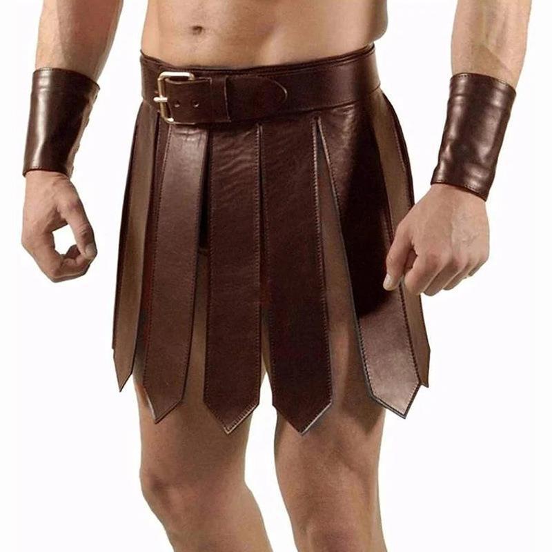 Viking Medieval Belt Skirt Roman Gladiator Warrior Cosplay Armour