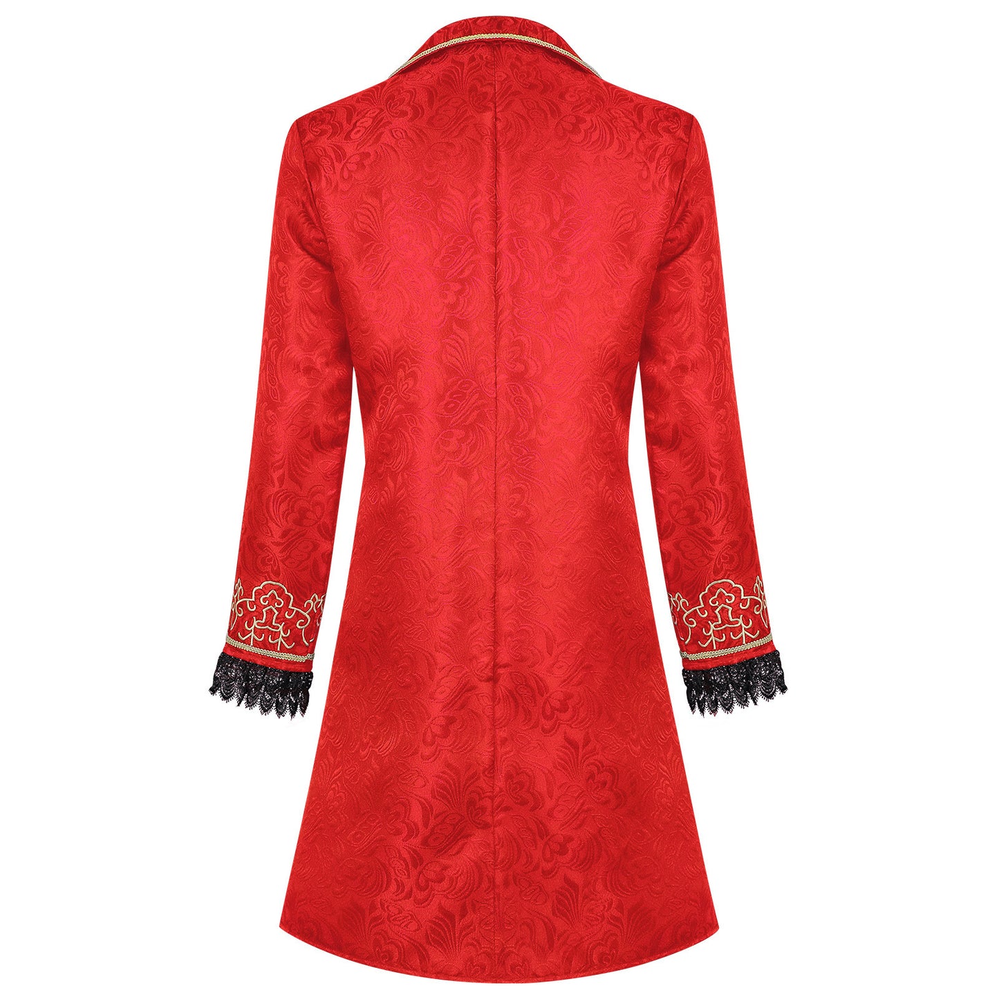 Men's Victorian Prince Long Coat Gothic Baroque Renaissance Cosplay Costume